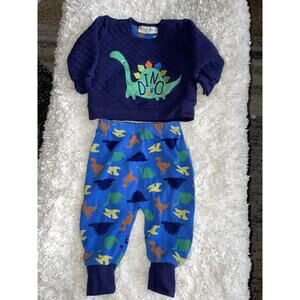 Lily & Jack boys sz. 6/9 month two pc. dinosaur outfit. Cute